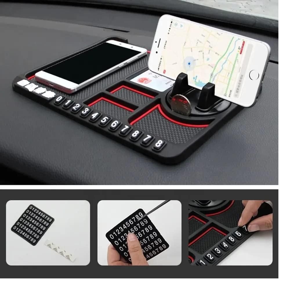 Multifunction Phone GPS Holder Anti-Slip Silicone Pad and Car Accessories Car dasboard