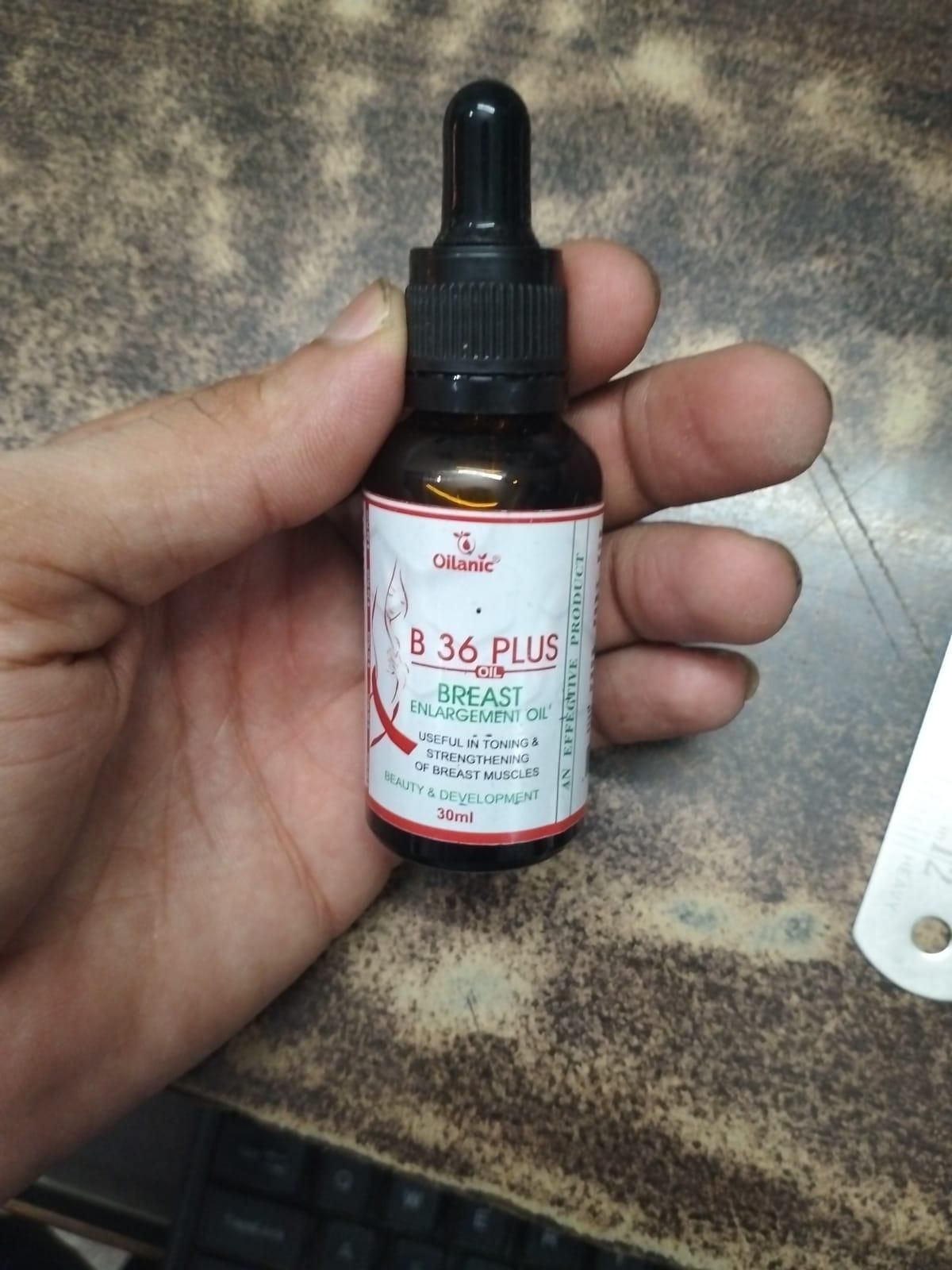 Oilanic Natural B-36 Plus Breast Care & Enlargement Oil – 30ml
